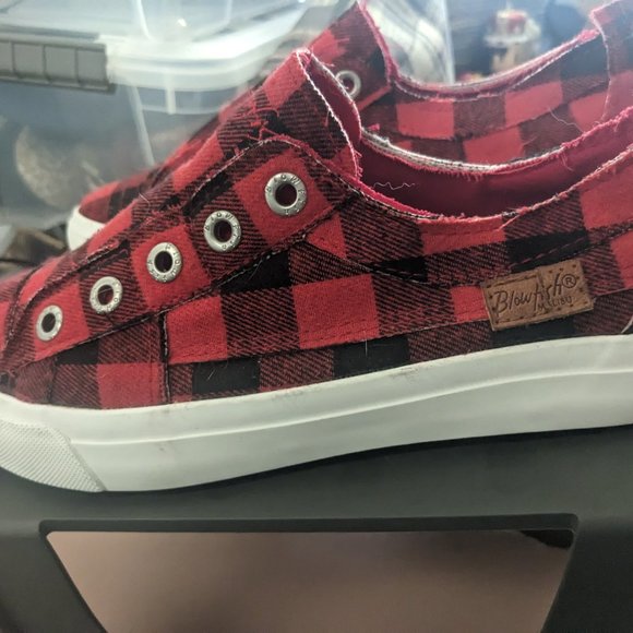 Blowfish Buffalo Check/Plaid Red and Black size 8.5 - Picture 8 of 8